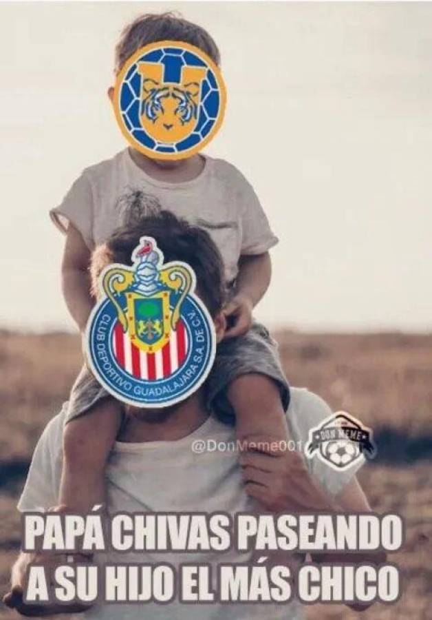 Los memes hacen pedazos a Chivas luego del ridículo histórico ante Tigres en la final de la Liga MX