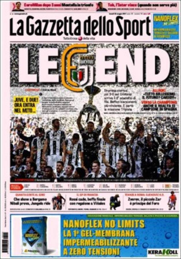 Los diarios deportivos del mundo se rinden al Madrid tras ganar la Liga 33 en su historia