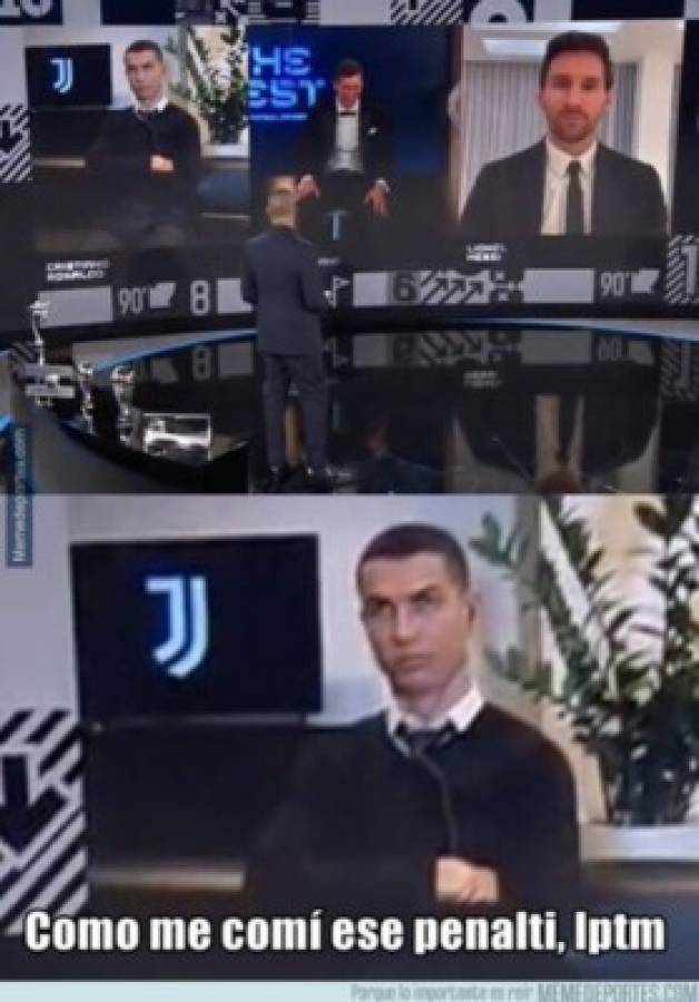 Cristiano Ronaldo y Messi son destrozados con memes tras los premios The Best
