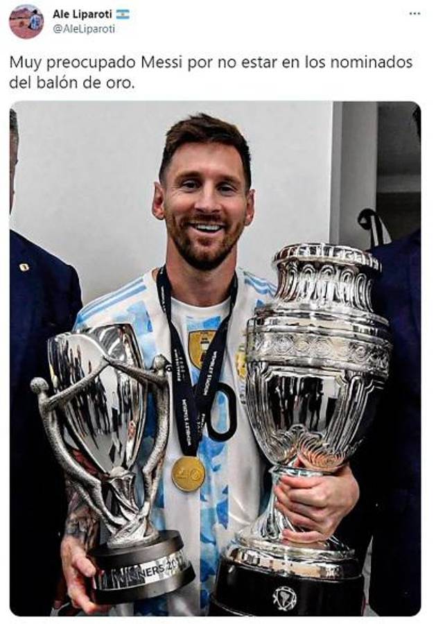 Para reír: Los jocosos memes que dejó la no nominación de Messi al Balón de Oro 2022; No perdonan a los franceses