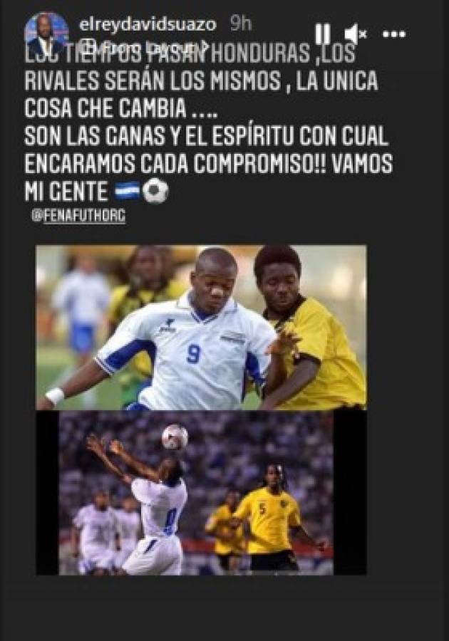 Jugadores de la Selección de Honduras y exfutbolistas lanzan mensajes optimistas para juego con Jamaica