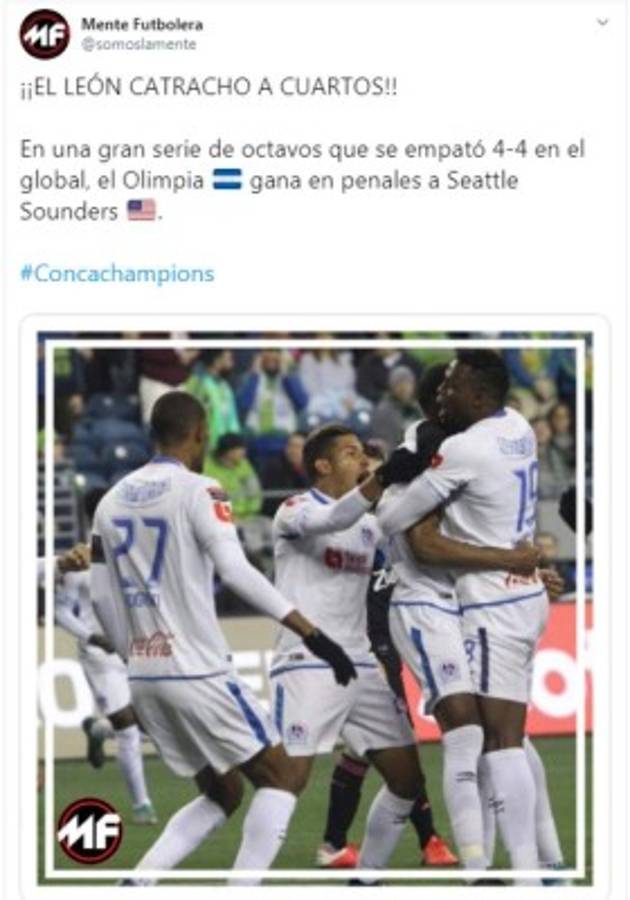 Prensa internacional destaca a Olimpia tras echar al Seattle de la Champions de Concacaf
