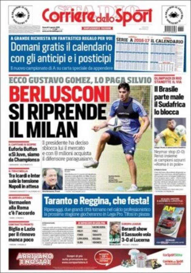 Las portadas de los diarios más importantes en el mundo deportivo