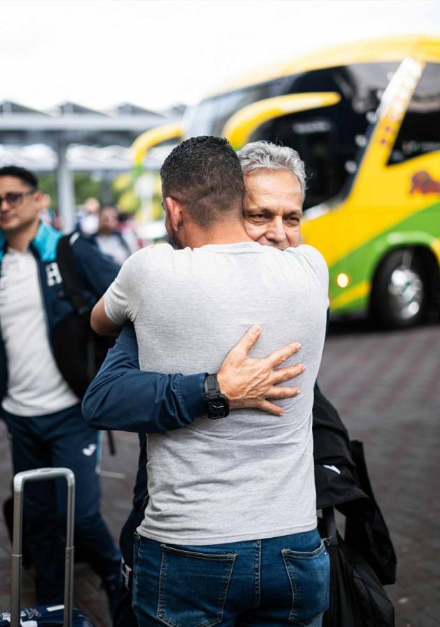 Llegada de Honduras a Nicaragua: Exjugador del Motagua recibe con tremendo abrazo a Rueda, Quioto sorprendió, ¿y Palma?