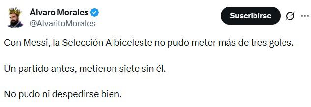 Periodista ataca a Messi y esto dice la prensa: Gracias por todo D10S