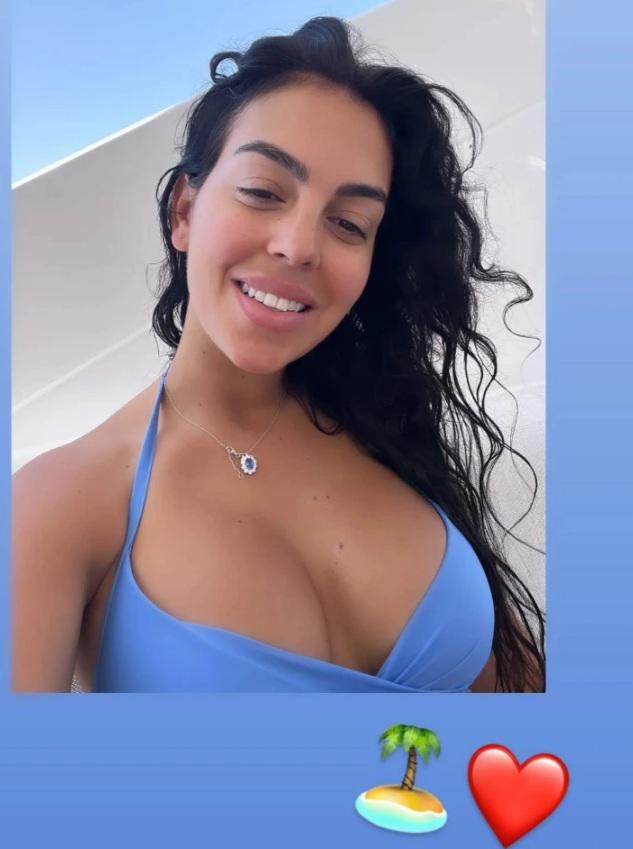 ¿Está gordita? Así fue captada Georgina Rodríguez en sus vacaciones con Cristiano Ronaldo en Mallorca