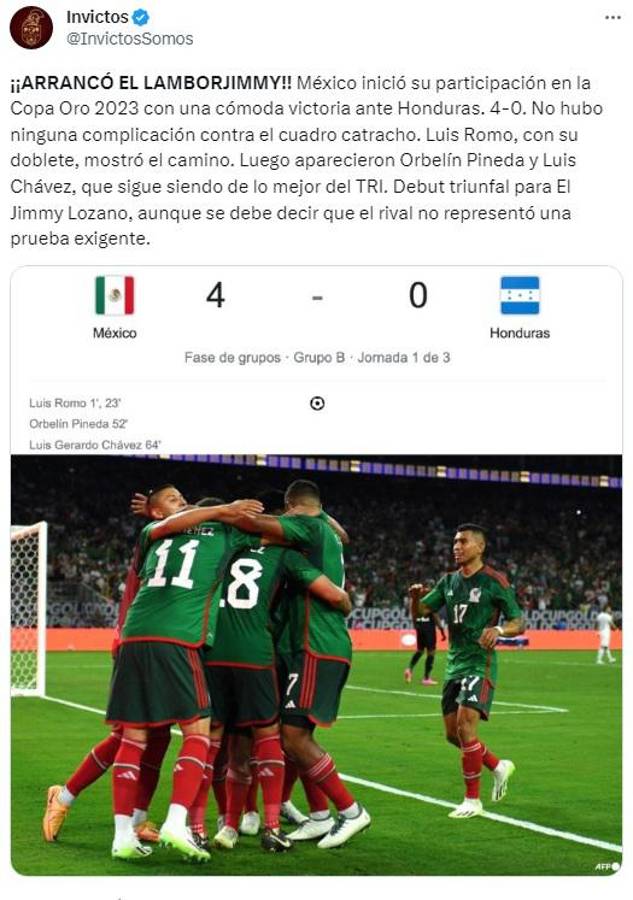 “Honduras no es parámetro”, “son una lágrima” y “no hay progreso”: La reacción de la prensa de México tras la paliza en Copa Oro