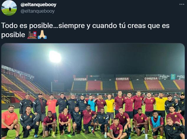 “1% de posibilidad, 99 de fe”, “A darlo todo”, “Vamos mi auri”: Futbolistas del Real España alientan de cara a la semifinal de vuelta ante Alajuelense