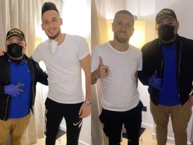 César Merino también ha trabajado con los argentinos Lucas Ocampos y el ‘Papu’ Gómez.