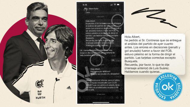 Los regalos de Negreira a los árbitros con dinero del Barcelona y el WhatsApp de su hijo que lo deja en evidencia