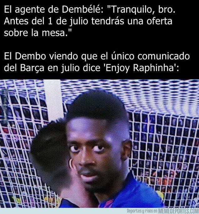 El mercado de fichajes y los crueles memes donde destrozan a Dembelé, Cristiano Ronaldo y a Neymar