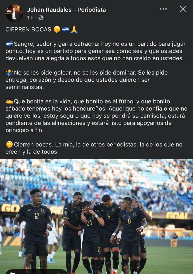 Leyenda catracha apostó: así reaccionó la prensa previo al Honduras vs Panamá por Copa Oro: Cierren bocas cero excusas