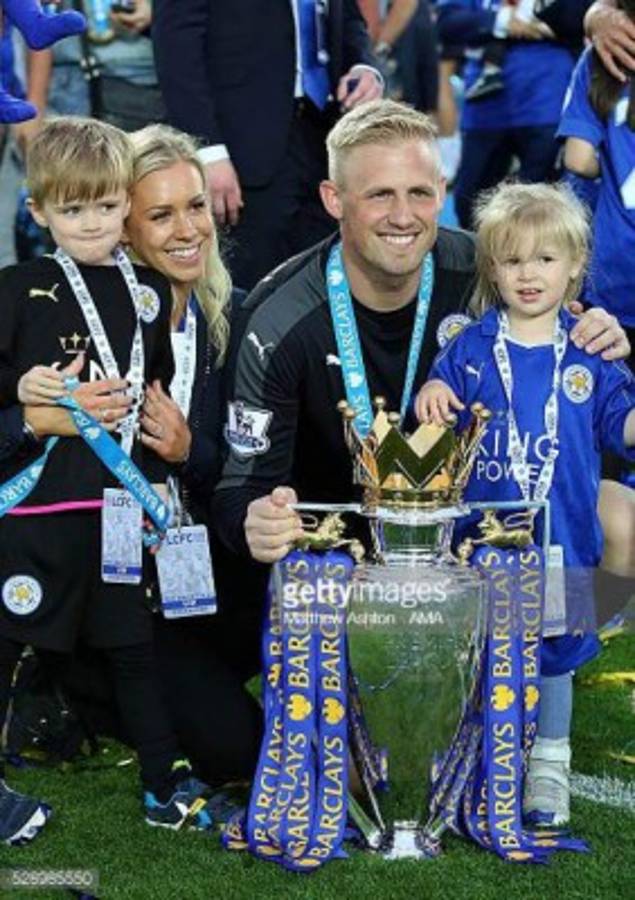FOTOS: La bella esposa e insipiración del portero danés Kasper Schmeichel en Rusia 2018