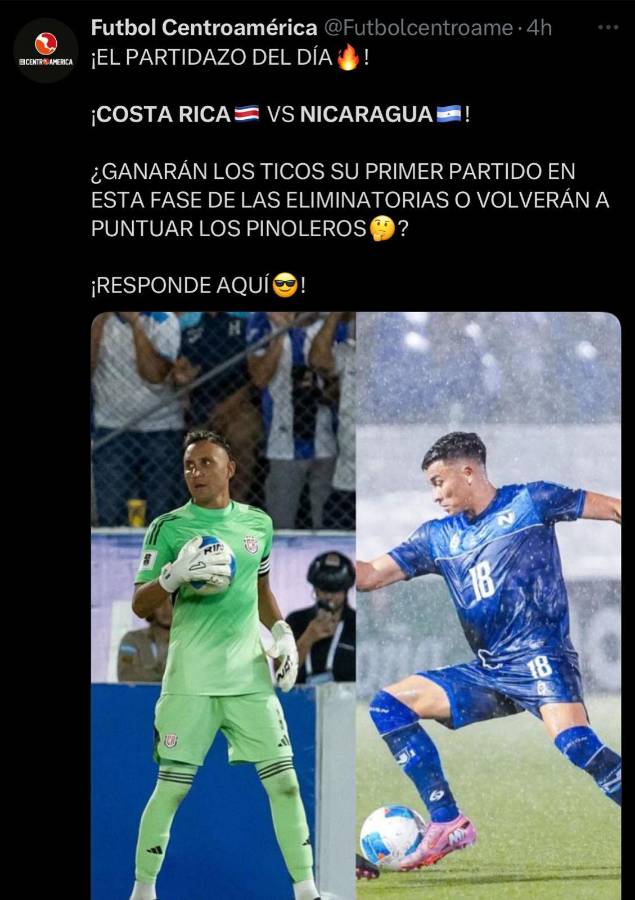Si CR pierde, cierro la cuenta, Honduras no irá al mundial: la prensa reacciona previo al Costa Rica-Nicaragua en Eliminatorias