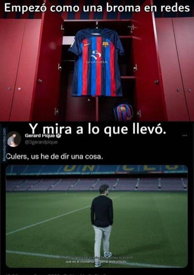 No perdonan a nadie: Los jocoso memes que dejó el último partido de Gerard Piqué con el FC Barcelona