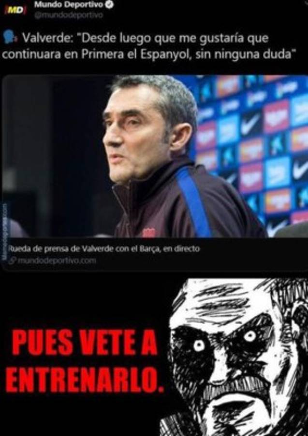 Los memes despedazan al Barcelona y a Messi tras empatar contra el Espanyol