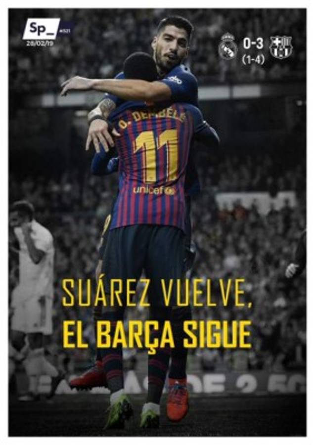 Las portadas por el mundo sobre la paliza del Barcelona ante el Real Madrid en Copa