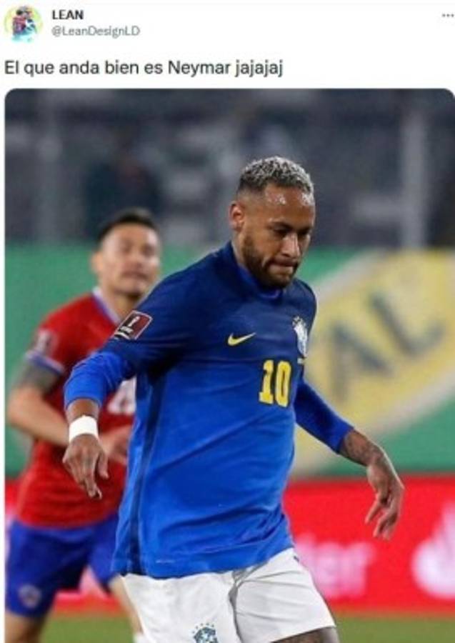 Vuelven a acusar a Neymar de estar gordo en el juego de Brasil y los memes lo despedazan
