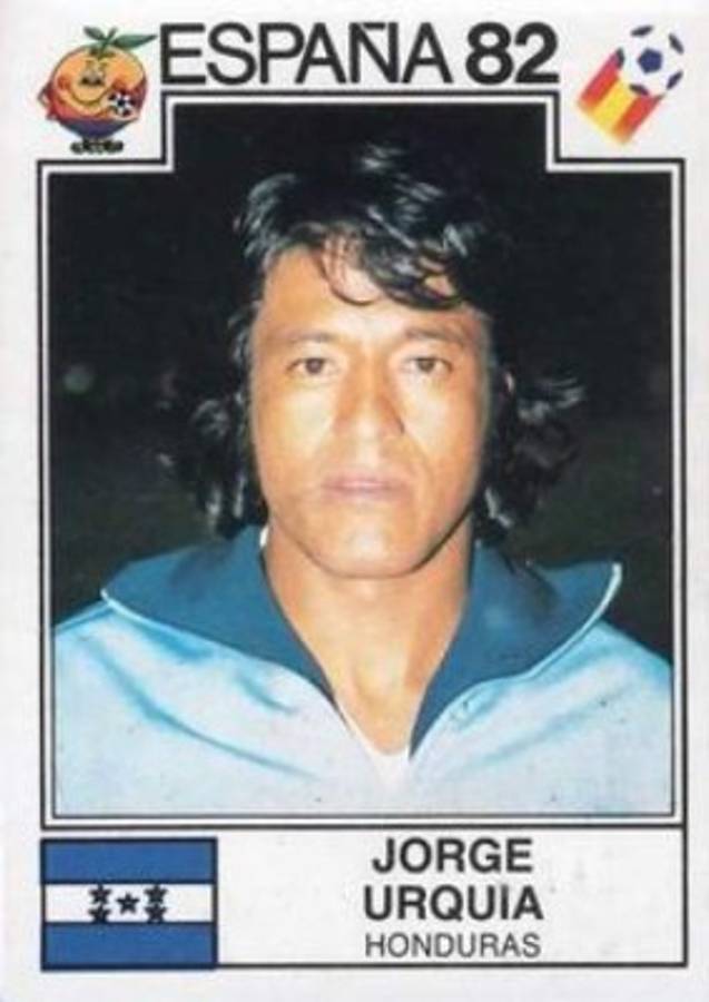 Así lucieron los jugadores hondureños en el álbum del Mundial de España 82