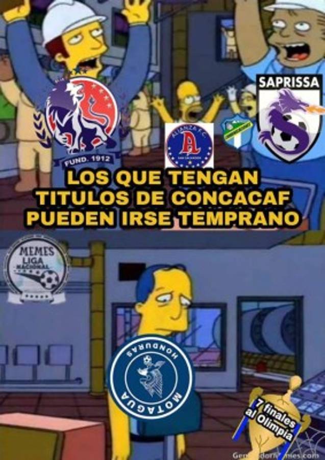 Olimpia y Motagua, protagonistas de los memes tras ganar sus juegos en Liga de Concacaf