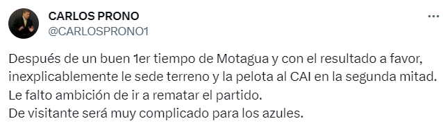 ¿Fue todo para Motagua? Periodistas reaccionan por el nuevo empate que sacó el CAI de Panamá en el Nacional