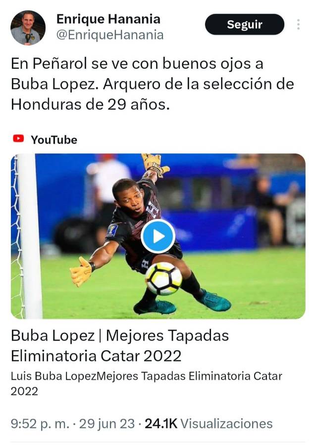 Fichajes: Otras bajas en Motagua, el increíble destino de “Buba” López, noticias en Olimpia y Potros con nuevo jugador
