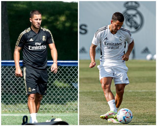 Eden Hazard estuvo cuatro temporadas en el Real Madrid, pero nunca logró alcanzar su nivel.