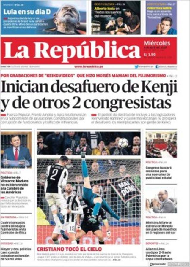 'Cristiano tocó el cielo', Ronaldo se lleva las portadas de los diarios por el mundo