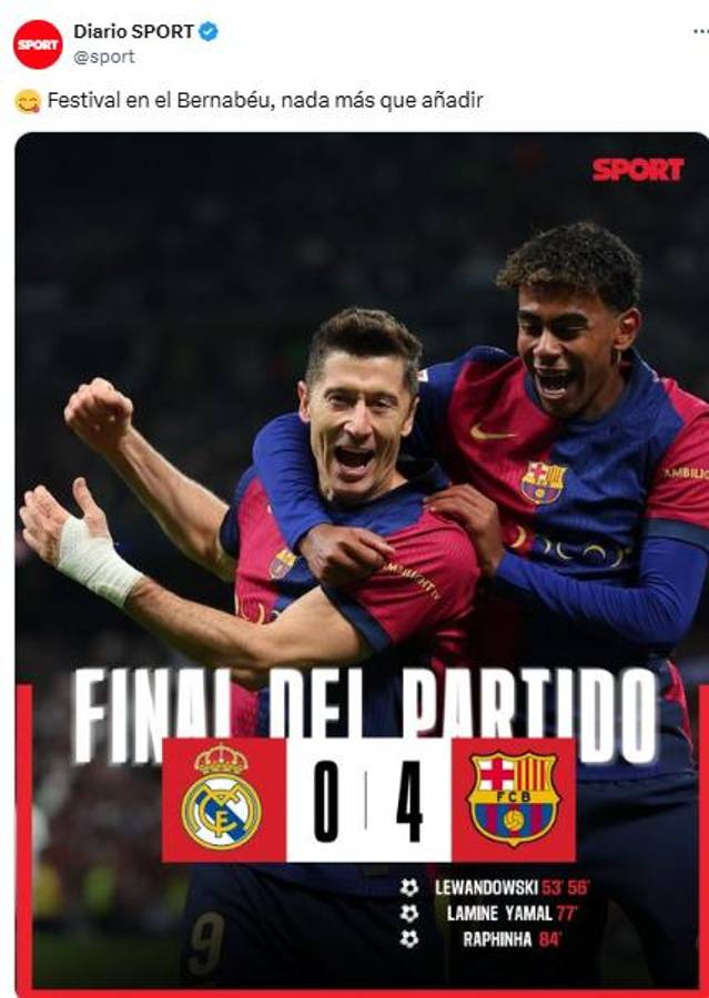 Prensa reacciona por la paliza del Barcelona ante Real Madrid: “Ridículo histórico de Mbappé; por esto somos los mejores del mundo”