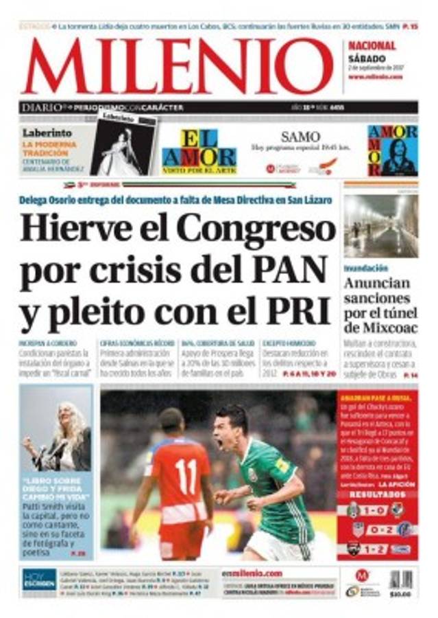 PORTADAS: Llanto en Panamá, júbilo en México, Costa Rica y Honduras