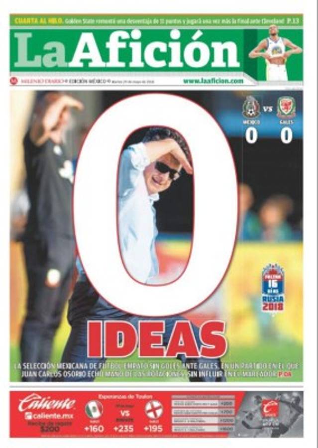 Preocupación en la prensa mexicana y acribillan al técnico Juan Carlos Osorio