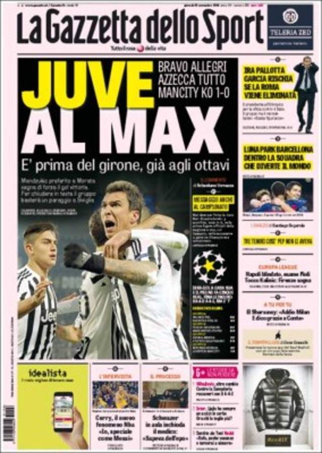 Portadas de los diarios más importantes del mundo deportivo