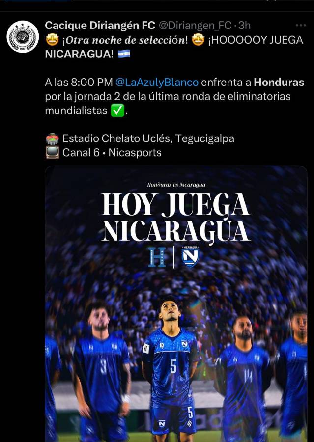 Si no ganamos es porque andamos en la calle: así reacciona la prensa de Honduras y Nicaragua previo al partido eliminatorio