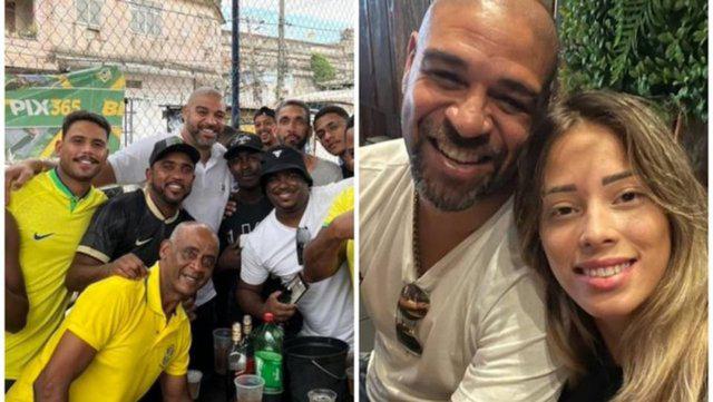 ¿Por la selección de Brasil? El insólito motivo por el que Adriano se separó de su esposa 24 días después de casarse: “Me duele por dentro”
