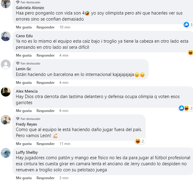 Aficionados del Olimpia se enojan tras derrota ante Águila y hacen fuertes señalamientos: no están nada contentos