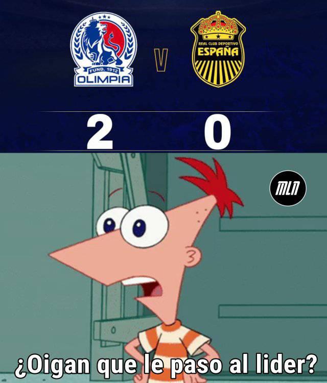 ¡Para reír! Real España se vio mal ante Olimpia y así se burlaron los memes tras la final de ida de la Liga Nacional
