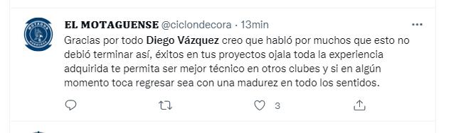 ¡Uno pide reconocimiento en el Nacional! La reacción de periodistas y aficionados tras la salida de Diego Vázquez de Motagua