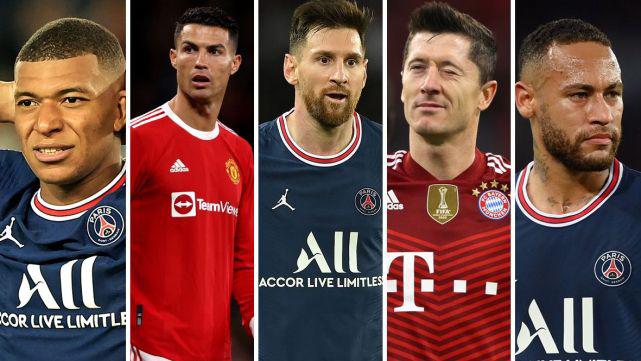 Los futbolistas mejor pagados del mundo