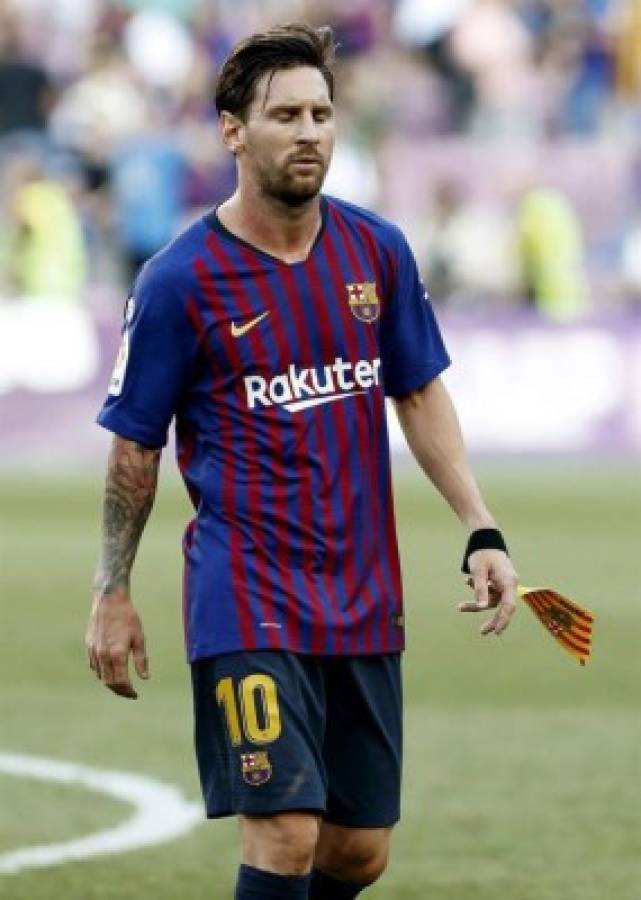 NO SE VIO EN TV: Messi perdió el control al final y el drama de Luis Suárez