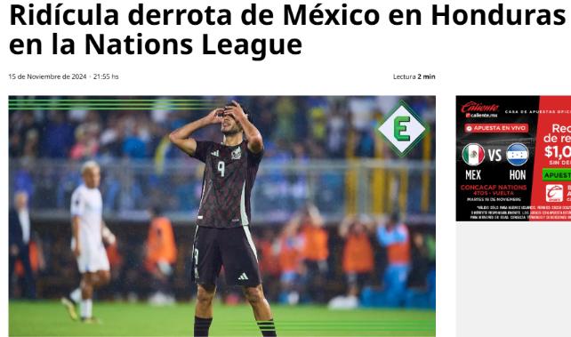 Prensa de México tras derrota y agresión a Javier Aguirre: “Perdimos, pero a Honduras hay que descalificarla”