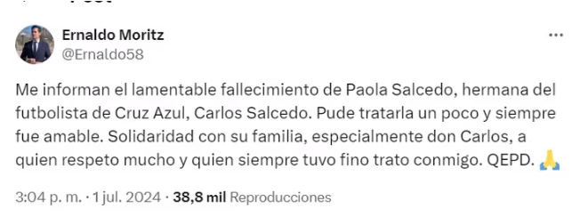 Murió la hermana de reconocido jugador mexicano: fue atacada a balazos y perdió la vida en el hospital