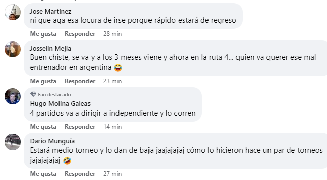 ¡Estallan las redes! Afición de Independiente duda de Troglio, temen “descender” y un número de olimpistas responde