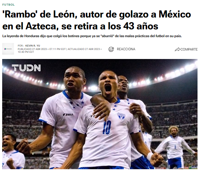 ¡Se retiró Rambo de León! Así reaccionan medios, periodistas y el emotivo mensaje de Kervin Arriaga: “Hoy pierde el fútbol”