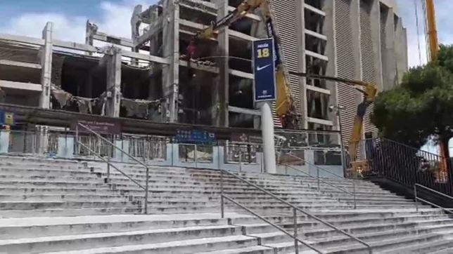 Las impactantes fotos del Camp Nou demolido: Así marcha la remodelación del estadio de Barcelona; “Es muy triste”