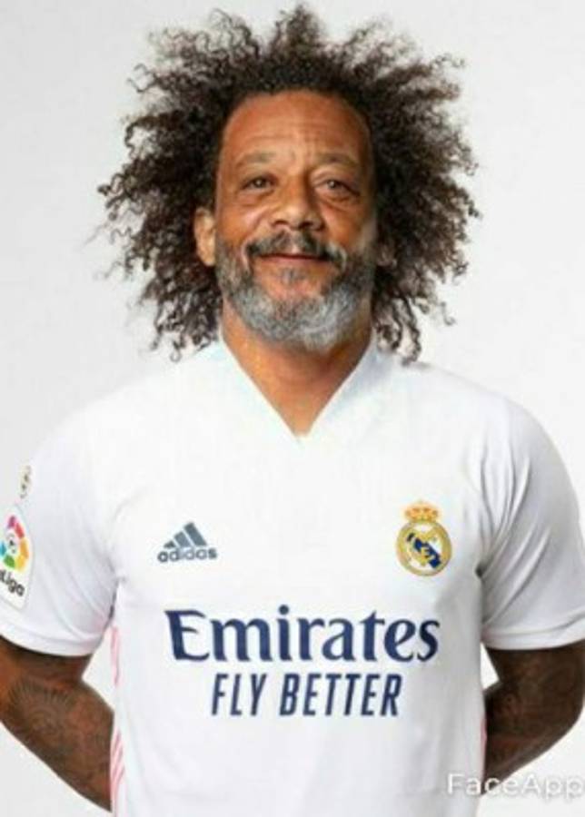 Así lucen los cracks del Real Madrid con filtro de anciano, Sergio Ramos y Vinicius irreconocibles