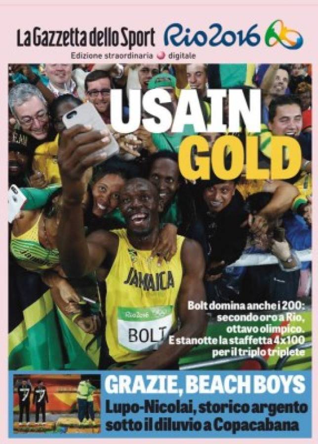 Las portadas más destacadas del mundo se rinden a Usaín Bolt