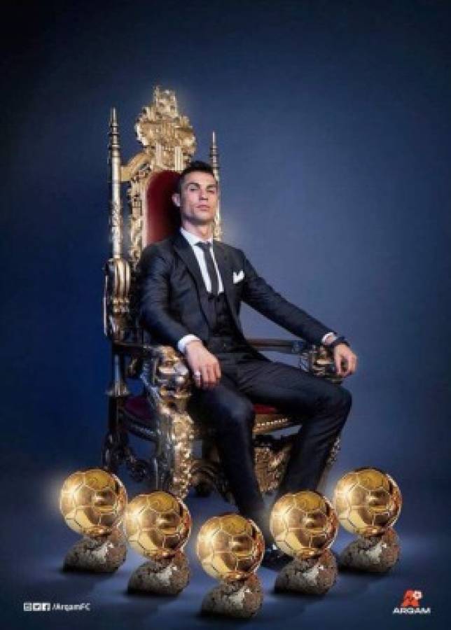 Cristiano recibe su quinto Balón de Oro y los memes atizan contra Messi