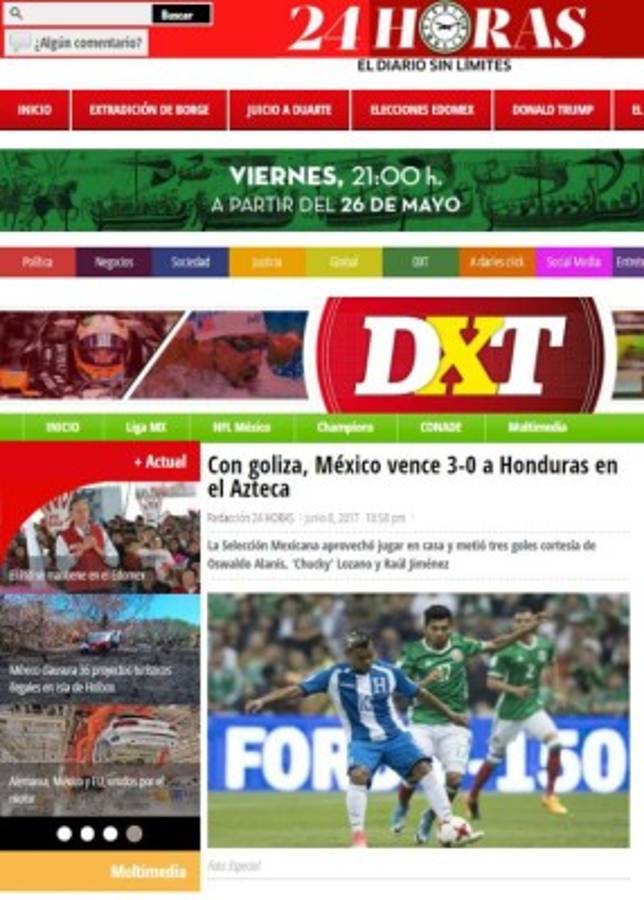 Así amaneció prensa mexicana luego de triunfo ante Honduras en el Azteca