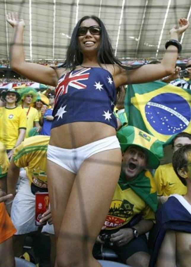 Las aficionadas de Australia más sexis que se han visto en los estadios