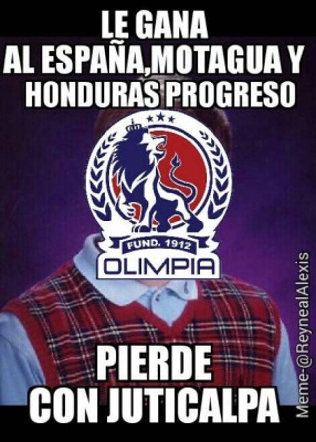 Olimpia es fusilado con memes tras su derrota ante el Juticalpa FC